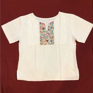 Embroidered Floral Blouse